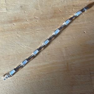 Mother of Pearl & CZ bracelet